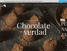 Tablet Screenshot of chocolatecolonial.com.ar
